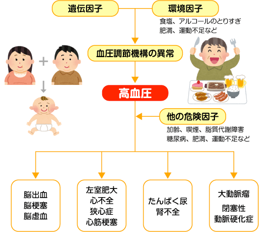 高血圧症の合併症